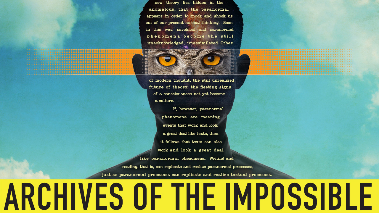 May 2023: Archives of the Impossible